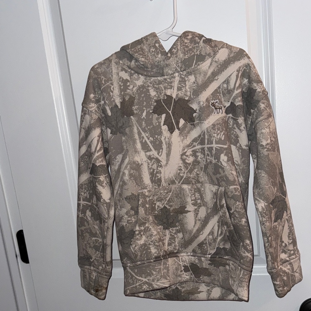 Abercrombie Kids Camouflage Hoodie - Brown and Tan